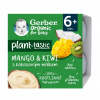 GERBER Organic 100% Dezert rastlinný mango a kiwi s kokosovým mliekom (4x 90 g)? 12536109
