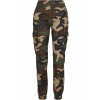 Women's camo cargo pants high waist woodcamo hnedá 28 Urban Classics 4053838458242