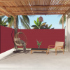 vidaXL Zaťahovacia bočná markíza červená 160x600 cm 317999