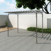Pergola kovová VidaXL oblúk 215 cm