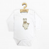 Dojčenské body s dlhým rukávom New Baby Polar Bear Biela 62 (3-6m)