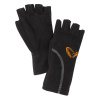 Savage Gear Rukavice Wind Pro Half Finger Black - M