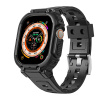 AppleMix Kryt / puzdro pre Apple Watch Ultra 49 mm - celé telo + remienok - odolné - čierne