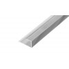 AP27/10 ukončovacia lišta, pre laminát ACARA, hliník elox striebro, 12-14 mm, 2,7 m