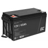 Green Cell AGM 12V 65Ah VRLA baterie Gel s hlubokým cyklem skútr sekačka loď člun sekačka traktor rybářský člun