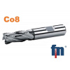 Fréza valcová čelná 6x13mm krátka 4bř. HSS Co8 Weldon, 1 zub cez stred, typ NR 124518.060