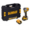 DEWALT Aku rázový utahovák 1/2'', 2x aku 5,0 Ah Lanyard Ready, nabíječka DCF921P2LRT