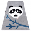 Eoshop Koberec PETIT MEDVÍDEK PANDA, šedý (Velikost: 160x220 cm)