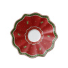 Toy's Delight podšálka k šálke na kávu s mliekom 0,3 l 19 cm červená