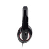 GEMBIRD sluchátka s mikrofonem MHS-U-001 Gaming, černá, USB Gembird
