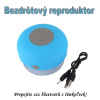 Vodeodolný prehrávač s bluetooth a prísavkou - speaker bledomodrý