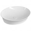 Sapho Idea Keramické umývadlo 50 x 13 cm, na vrchu, bez prepadu, biele WH102