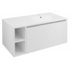 Sapho LOREA skrinka s umývadlom 101x46x51,5cm (20+80 cm), pravá, biela matná LE080-3131-R-01