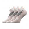 VoXX® Iris Unisex športové ponožky - 3 páry BM000000647100101426 svetlo šedá 35-38 (23-25)