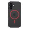 AppleMix Kryt TACTICAL Hyperstealth 2.0 pre Apple iPhone 16 - MagSafe - čierny / červený