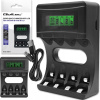 Rýchla Univerzálna Nabíjačka batérií Ni-MH R03 AAA R6 AA s LCD displejom