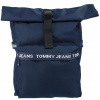 Mestský batoh Tommy Hilfiger TJM ESSENTIAL ROLLTOP BACKPACK tmavo modrá,Biela