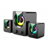 Esperanza EGS107 Reproduktory 2.1 USB LED 5 W čierne