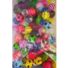 GUMOVÉ loptičky, gumené loptičky, 12 ks, 3 cm, sada MIX, veľ (GUMOVÉ loptičky, gumené loptičky, 100 kusov, 3 cm, sada v MIX vrecku, veľ.)