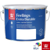 TIKKURILA® FEELINGS EXTRA DURABLE Barva interiérová, vysoce odolná a omyvatelná Barva (odstín): bílá, Velikost balení: 9 l, Stupeň lesku: polomat