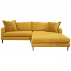 P & B ROHOVÁ SEDAČKA, textil, horčicovožltá - Sedačky - 002330003412