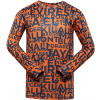Alpine Pro Lous Pánske funkčné tričko s dlhým rukávom MTSB858 orange tiger XL