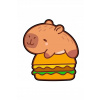 CUKROVÁ TLAČ jedlý obrázok na tortu Cukrová hmota KAPYBARA CAPYBARA DEKORÁCIA 2+MENO