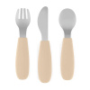 PETITEMARS PETITE&MARS Sada príborov s nerezovej ocele Take&Match Desert Sand 12m+