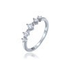 MINET JMAN0569SR56 - MINET Elegantní stříbrný prsten s bílými zirkony vel. 56