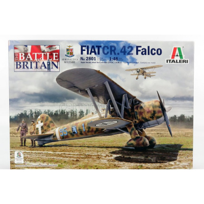 Italeri Fiat Cr.42 Falco Aeronatica Militare Bojové lietadlo 1939 1:48 /
