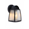 Záhradné nástenné svietidlo - KELSEY vonkajšie nástenné svietidlo čierne 5273701012 Lutec (Externá nástenná lampa Kelsey Black 5273701012 LUTEC)
