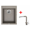 Sinks CUBE 410 Truffle + Mix 3 P GR G8854
