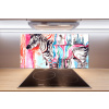 Panel do kuchyne Farebná zebra 100x50 cm