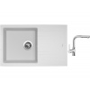 Set Sinks LINEA 780 N Milk + batéria Sinks ENIGMA S chróm