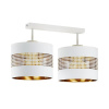 TK Lighting Tago stropné svietidlo 2x15 W biela-zlatá 3223