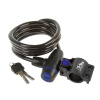 ZÁMEK M-WAVE SPIRÁLA 8X1500 KLÍČ ČERNÝ