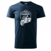 Vtipné tričko motorkár Farba: Tmavomodrá, Veľkosť: 3XL