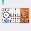 Doto Design Skin DDJ-SX OW Orange-White