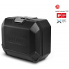Shad kompletná sada čiernych hliníkových kufrov SHAD TERRA BLACK, 48L topcase 36L/36L bočné kufre, vrátane montážnej sady a platne SHAD YAMAHA MT-09 Tracer/Tracer 900