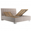 Blanar Manželská posteľ 180x200 Blanar NATY, Tiffany 2 beige/Lichy duo 5A