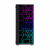 Gembird Fornax 2500 ARGB Gaming ATX computer case Midi Tower backlight Black