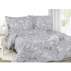 Dreamy Linens Obliečky bavlnené šedé Kvety