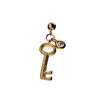 PDPAOLA Pozlátený prívesok so zirkónom Kľúč CH01-293-U
