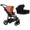 TFK Mono4 2v1 Salmon Combi carrycot + Seat unit Nenafukovacie kolesá (s výplňou) Hlboká vanička Black