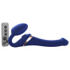 Strap-on-me S - pripínací vibrátor s vlnami vzduchu - (modrý)