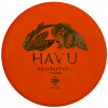 EXEL HAVU orange/385 (4 4 0 0), discgolf disk Hmotnost: 177 g