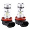2x H8 H9 H11 100W 6000K LED ŽIAROVKA REFLEKTOR