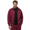 Pitbull West Coast mikina na zips bez kapucne SAMPSON burgundy Veľkosť: 3XL, Farba: bordová
