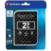 2,5 HDD pevný disk, 2TB, USB 3.0, VERBATIM Store n Go, čierna