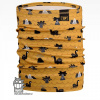 Dráče Multifunkčný nákrčník Dráča - vzor 103, horčicová, dinosaury Farba: Žltá, Veľkosť: L